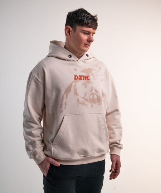 BLUZA OVERSIZE BEŻOWA SHADE DZIK® 