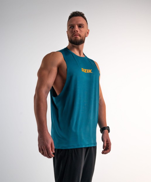 TANK TOP TRENINGOWY NIEBIESKI DZIK® 