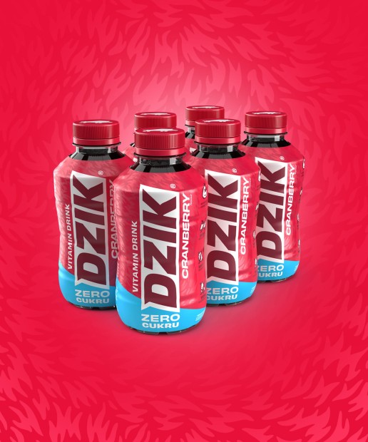 DZIK® VITAMIN DRINK CRANBERRY - 500 ML x 6 SZT. 