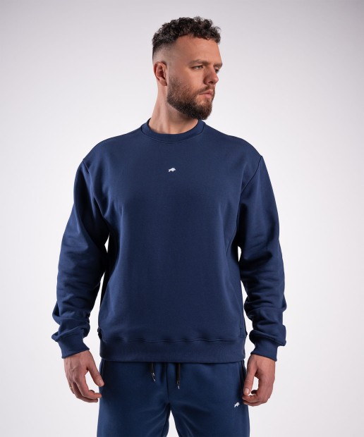 BLUZA CREWNECK GRANATOWA DZIK® BASIC
