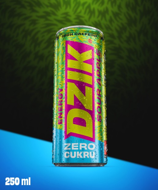 DZIK® ENERGY SOUR APPLE - 250 ML