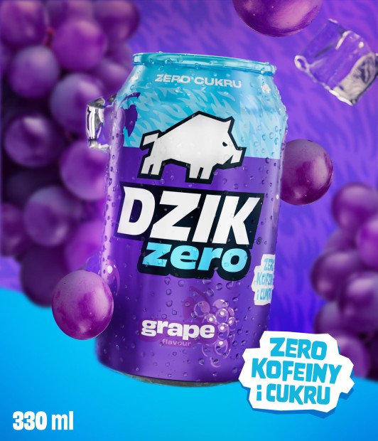  DZIK® ZERO GRAPE - 330 ML