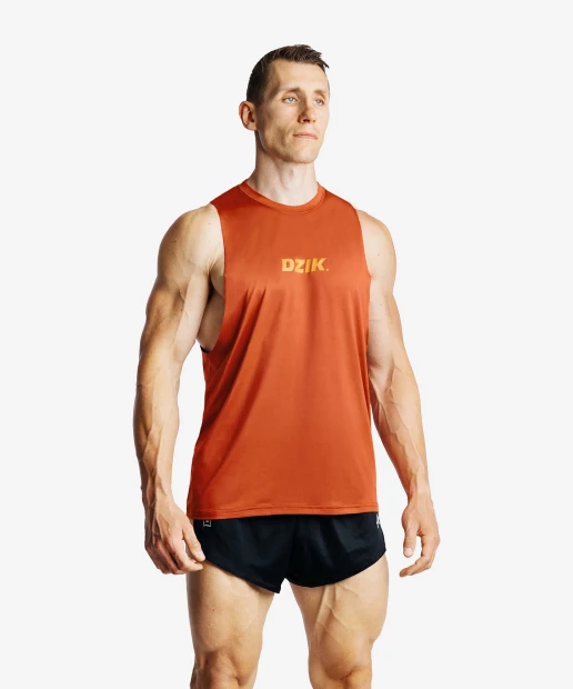 TANK TOP TRENINGOWY DUST ORANGE DZIK®