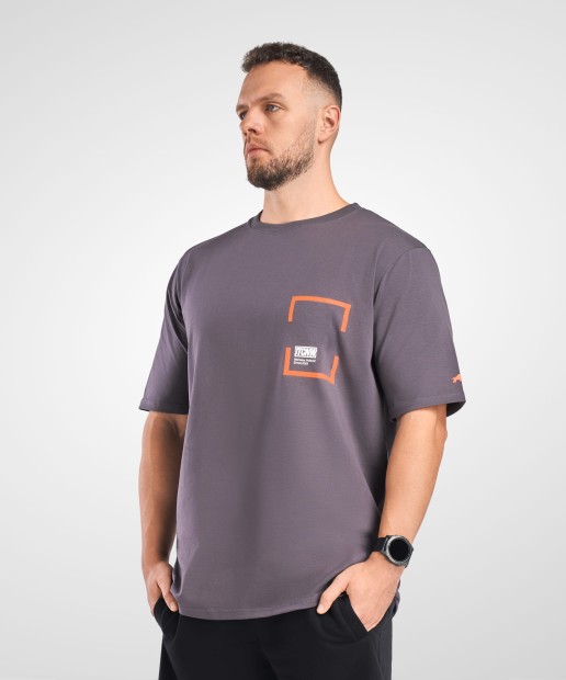 KOSZULKA OVERSIZE GRAFIT DZIK® JTCNW 