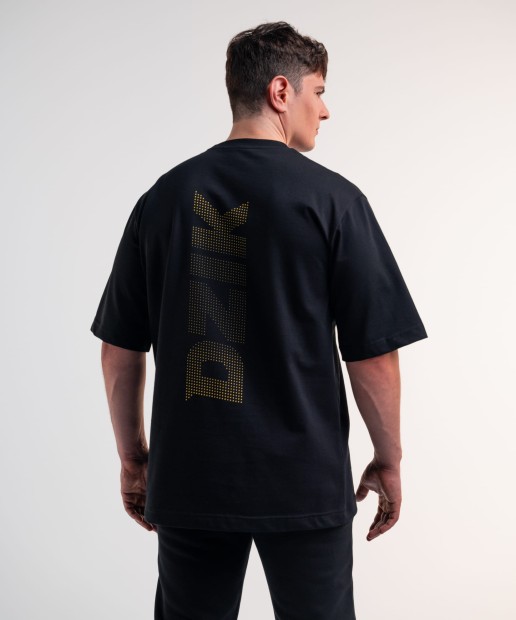 KOSZULKA OVERSIZE CZARNA RASTER DZIK® 