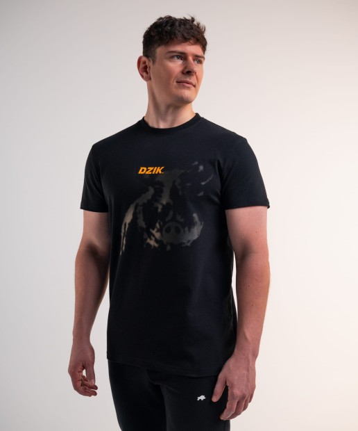 KOSZULKA REGULAR CZARNA SHADE DZIK® 