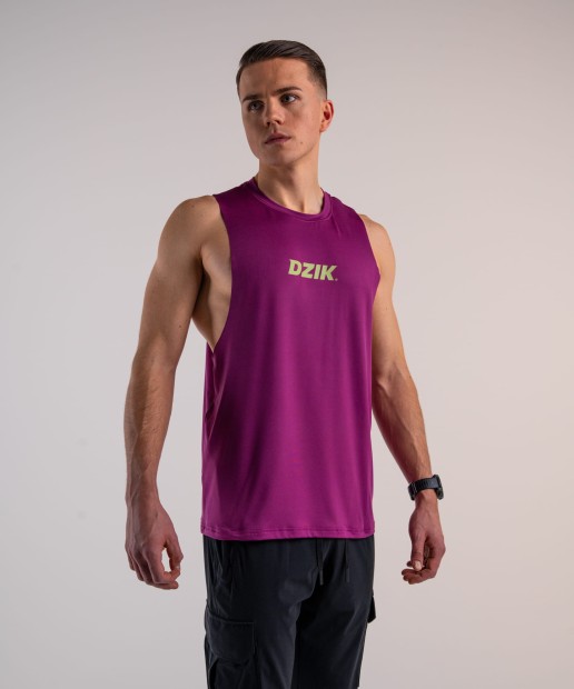 TANK TOP TRENINGOWY FIOLETOWY DZIK® 