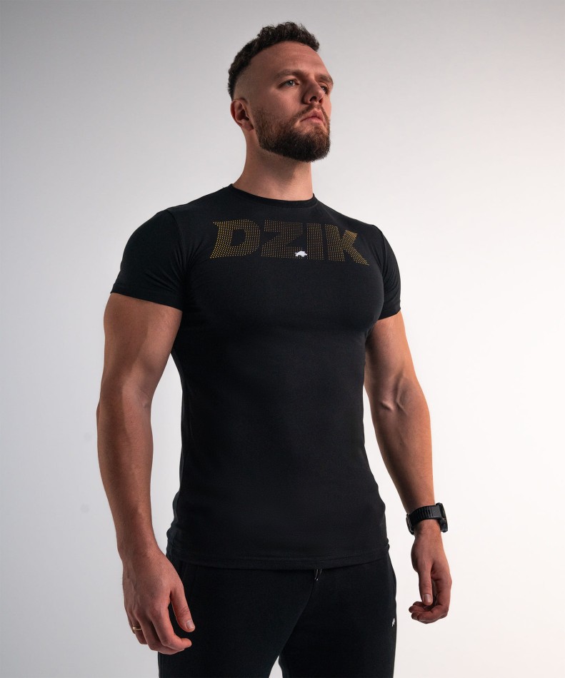 koszulka-slim-czarna-dots-wk-dzik-zdjecie-front