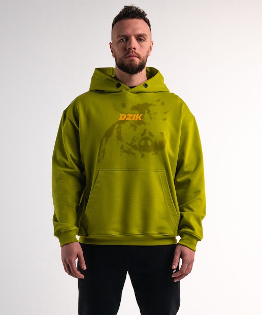 BLUZA OVERSIZE ZIELONA SHADE DZIK® 