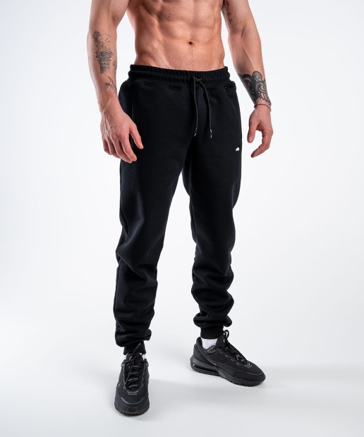 DZIK® BASIC SPODNIE DRESOWE REGULAR CZARNE