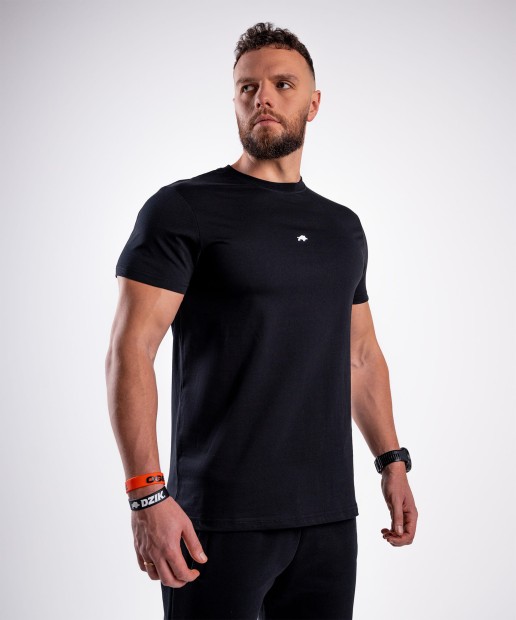 KOSZULKA REGULAR CZARNA DZIK® BASIC