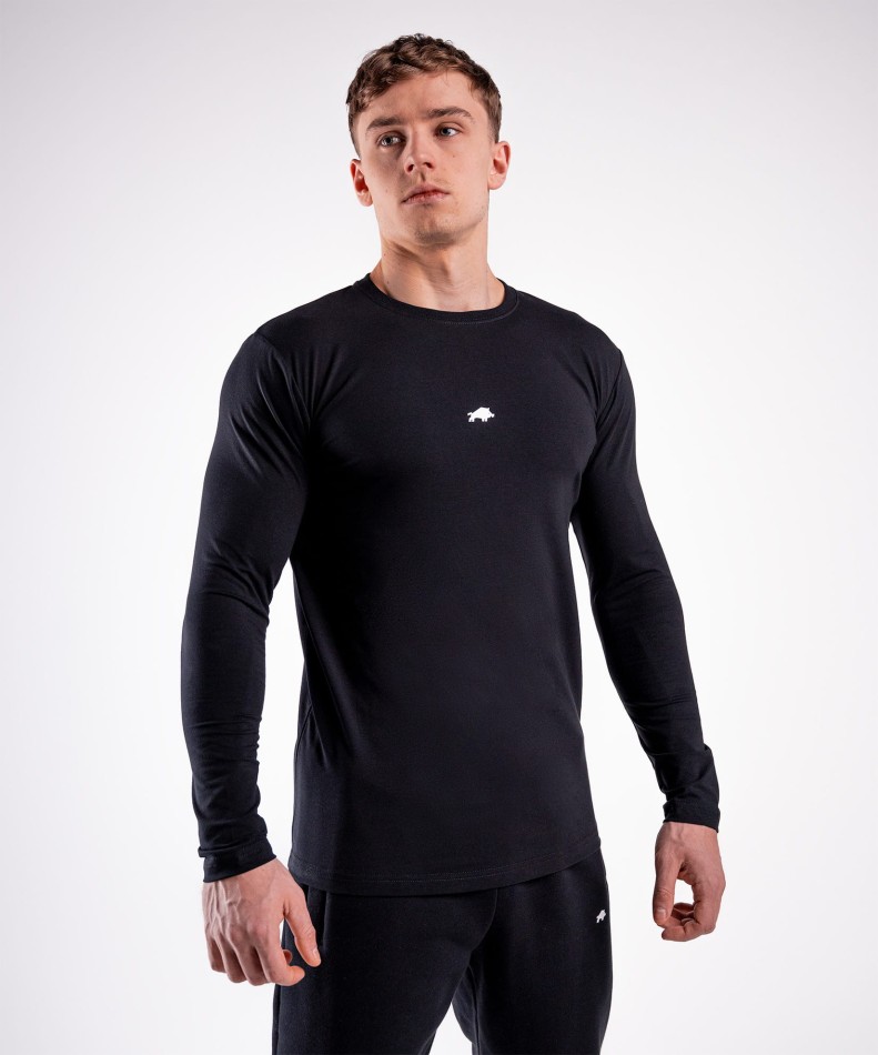 koszulka-longsleeve-slim-czarny-wk-dzik-basic-zdjecie-przod