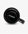 DZIK® KUBEK OGIEŃ CZARNY - zdjęcie napisu w środku