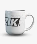 DZIK® KUBEK OGIEŃ BIAŁY - zdjęcie wygląd kubka
