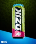 DZIK® ENERGY SOUR APPLE - 500 ML - grafika produktu przodem