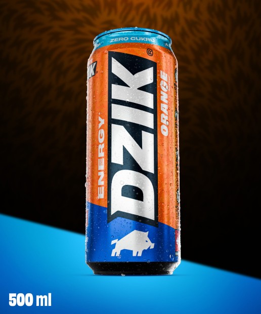 DZIK® Energy Orange Pomarańczowy 500 ml