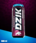 DZIK® ENERGY CHERRY ZERO KALORII 500 ML - grafika przodem
