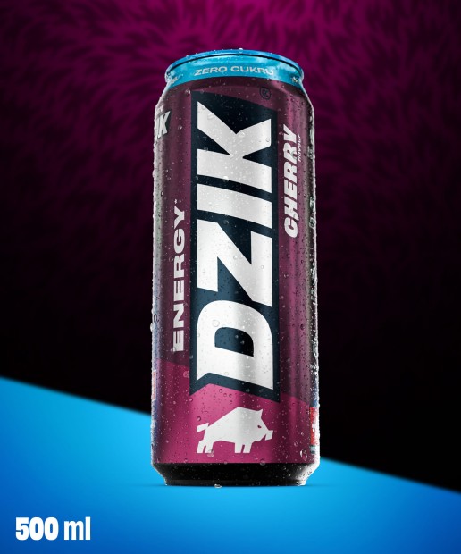 DZIK® Energy Cherry Wiśniowy 500 ml
