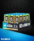 DZIK® ENERGY ANANAS SOUR APPLE - 500 ML x 12 SZT. - grafika zestawu