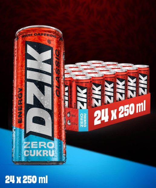 DZIK® ENERGY CLASSIC - 250 ML x 24 szt.