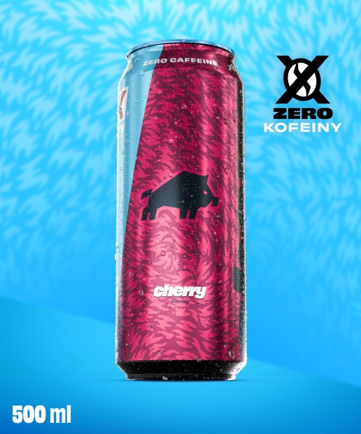 DZIK® Bezkofeinowy Zero Cherry Wiśniowy 500 ML