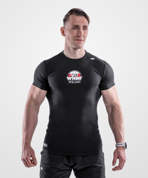 KOSZULKA SLIM CZARNA WNBF DZIK®