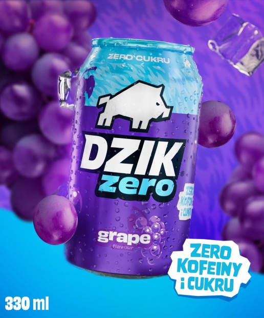  DZIK® ZERO GRAPE - 330 ML
