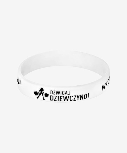 DŹWIGAJ DZIEWCZYNO - OPASKA BIAŁA.jpg