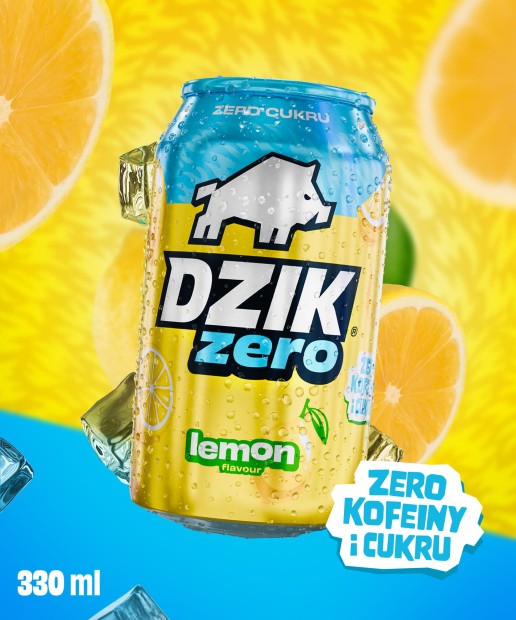  DZIK® ZERO LEMON - 330 ML