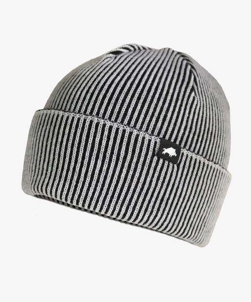 CZAPKA ZIMOWA BIAŁO-CZARNA DZIK®  