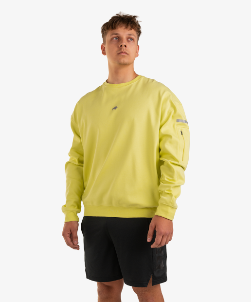 BLUZA CREWNECK OVERSIZE ŻÓŁTA DZIK®