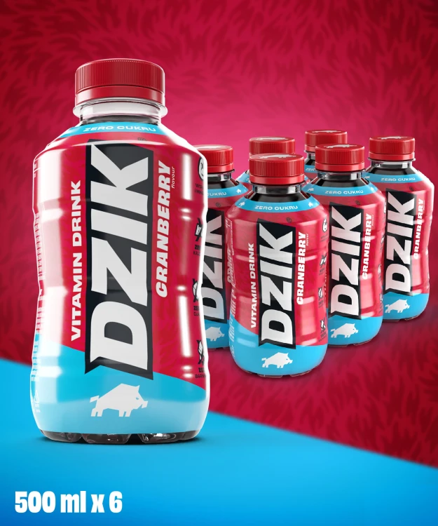 Dzik vitamin drink cranberry 6pak.jpg