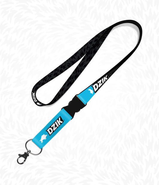 DZIK® SMYCZ PATTERN CZARNO-NIEBIESKA