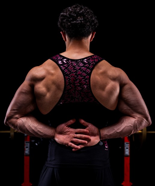 PRO LIFT GRIP TANK TOP SLIM CHERRY