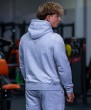 CORE HOODIE REGULAR HEATHER GRAY - zdjecie tyl
