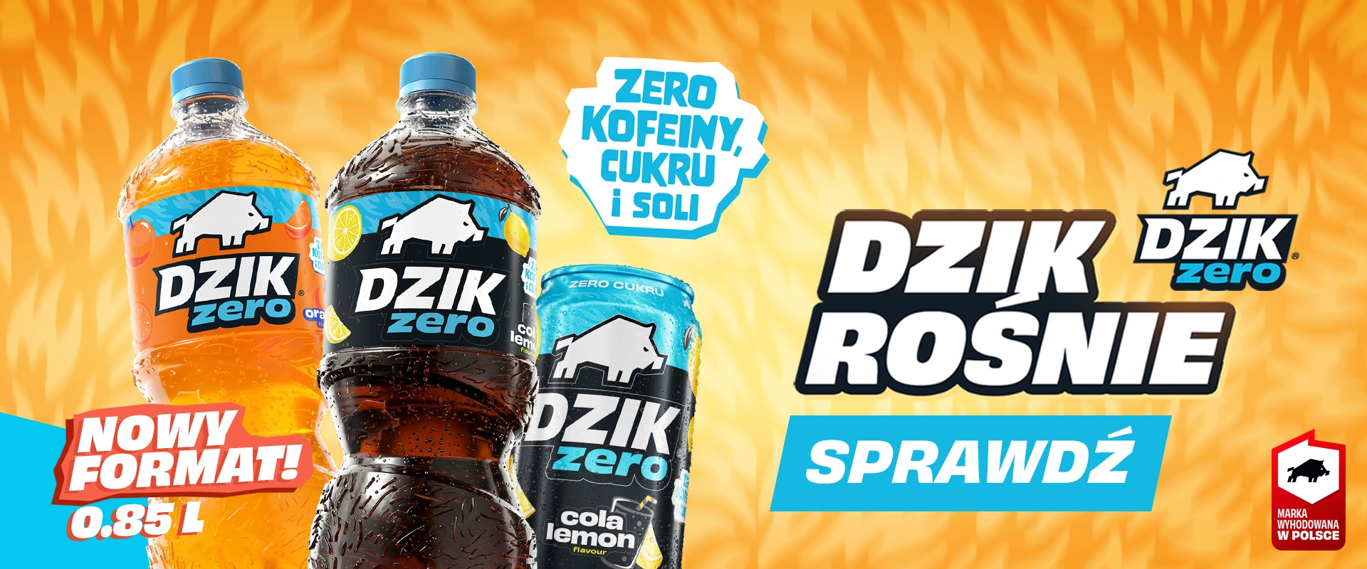 Zdjęcie nowych napojów zero