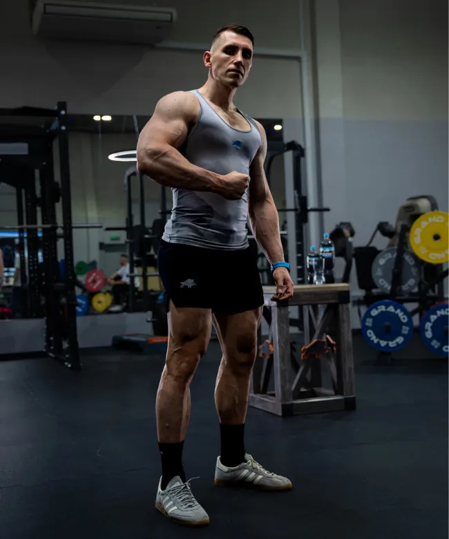 Zdjęcie stylizacji core tank top hologram slim ultimate gray