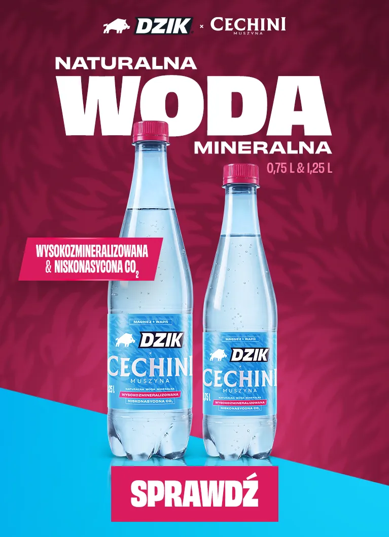 Woda mineralna Wkdzik x Cechini 
