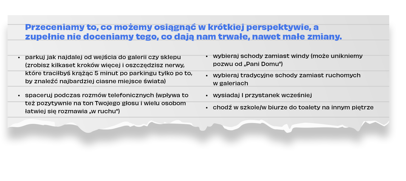 Zdjęcie listy małych zmian 