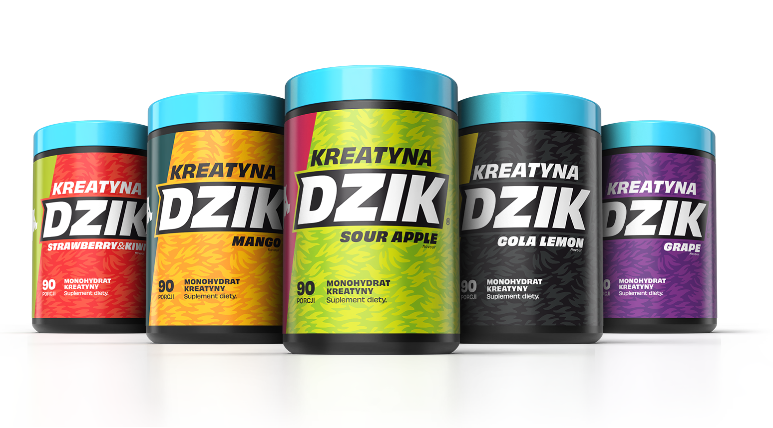 Kreatyna WK DZIK w różnych smakach