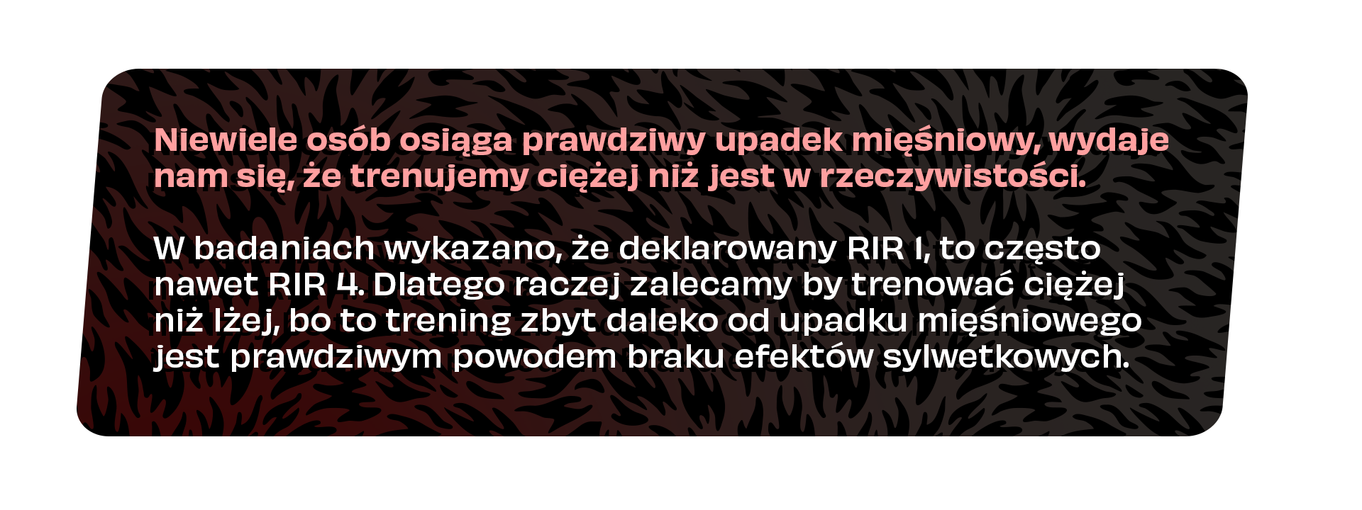 Ciekawostki odnośnie osiągów upadku mięśniowego