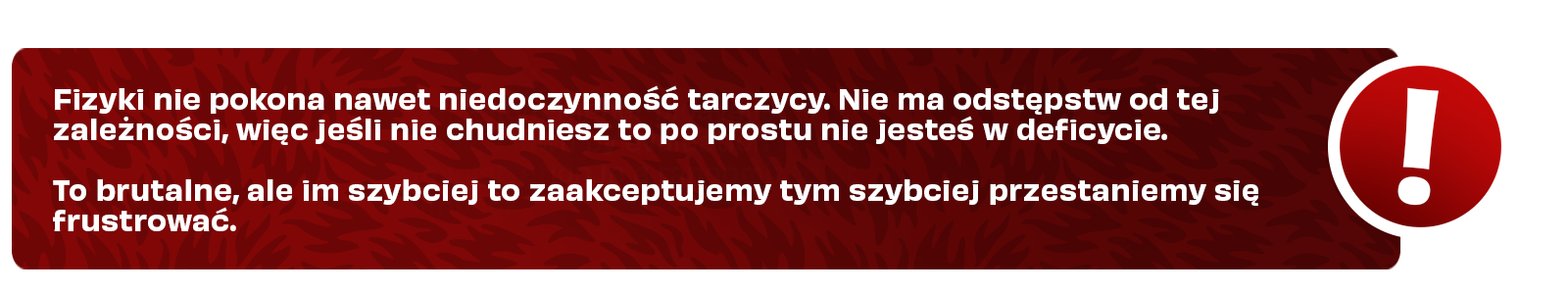 Zdjęcie przypisu odnośnie deficytu kalorycznego