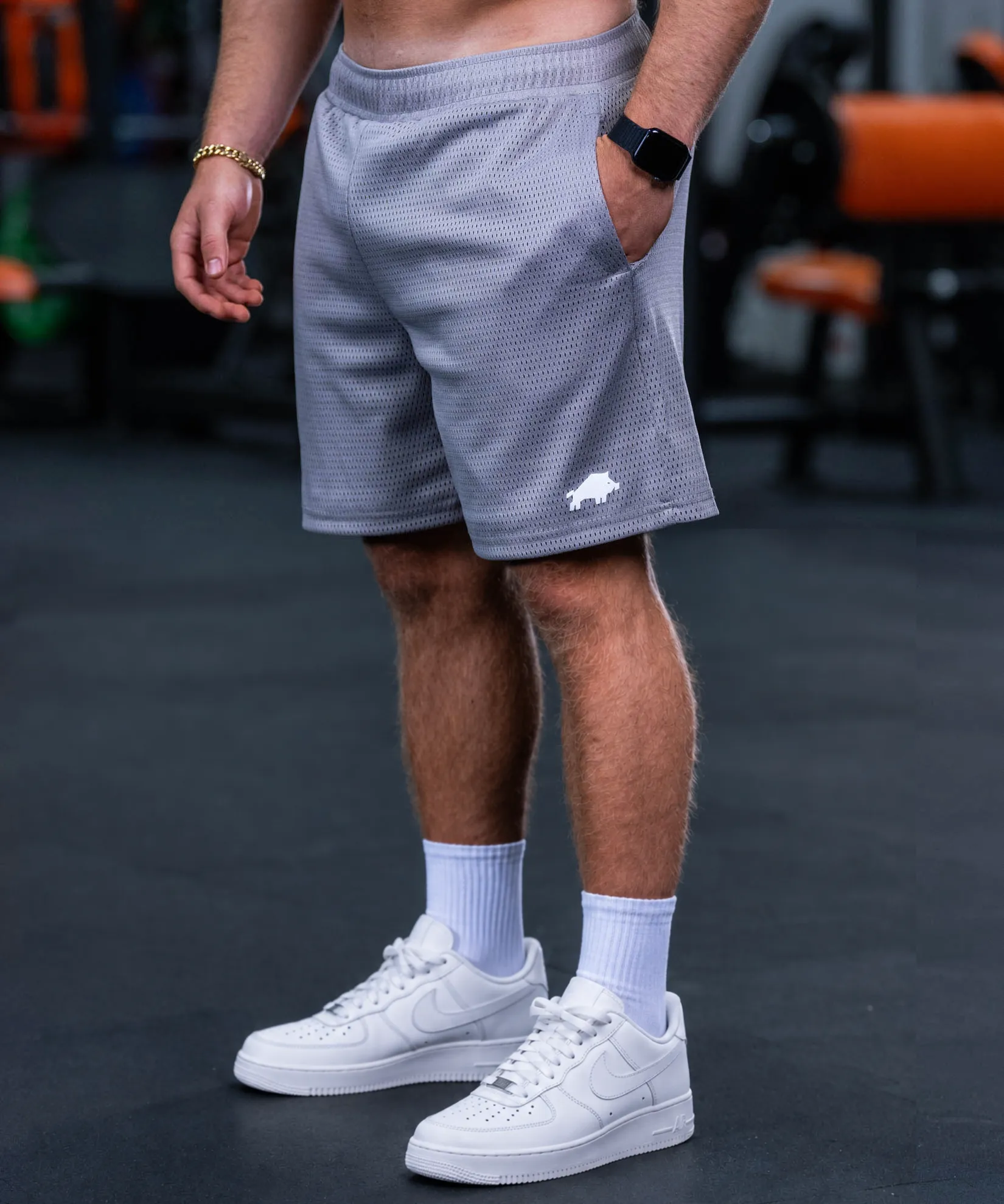 CORE MESH SHORTS ULTIMATE GRAY